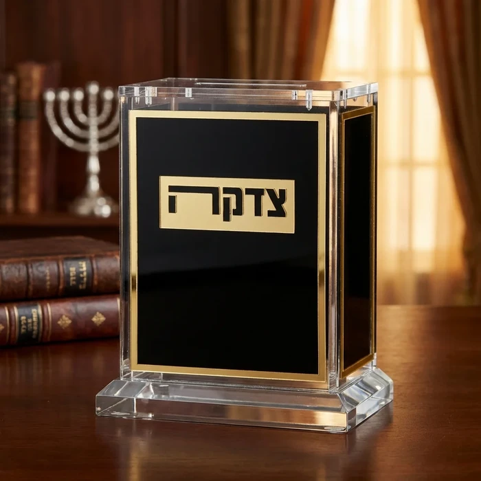 קופת צדקה אקרילית “פנינה”