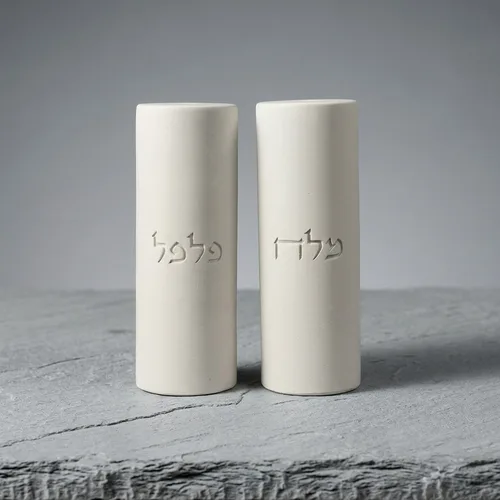 סט מלח ופלפל מבטון – בז’